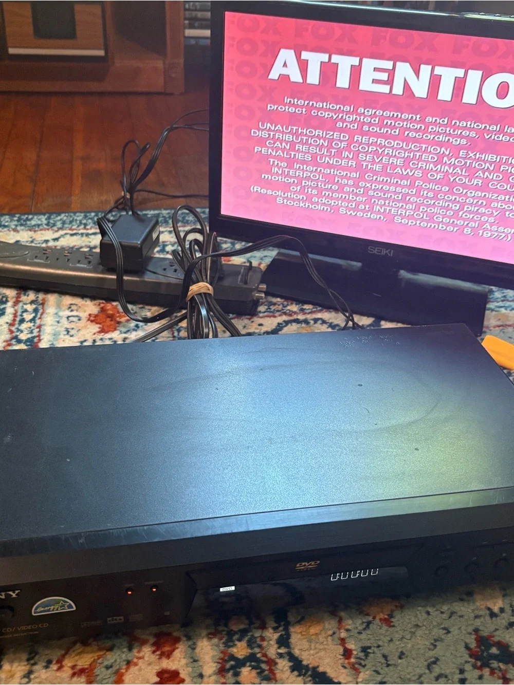 Sony Black DVD Player
